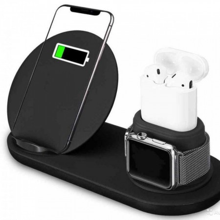 Беспроводное зарядное устройство Veila Fast Charge 3 in 1