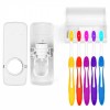 Дозатор для зубной пасты с держателем зубных щёток Toothpaste Dispenser