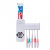 Дозатор для зубной пасты с держателем зубных щёток Toothpaste Dispenser