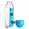 Бутылка для воды с органайзером для таблеток Pull Vitamin Organizer 600 мл